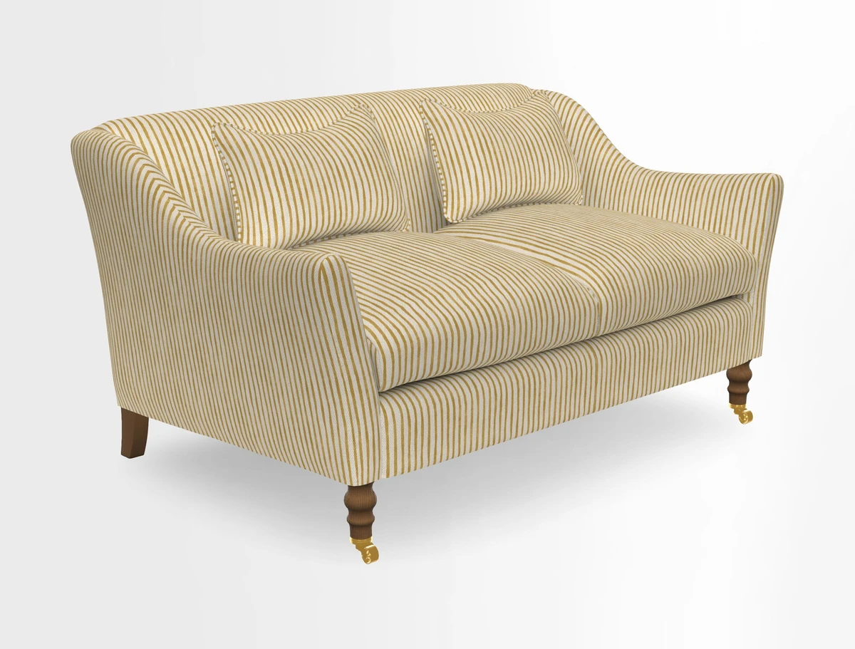 Cromer 3 Seater Sofa in RHS Botanicals Henry Moon Lions Tail Terracotta