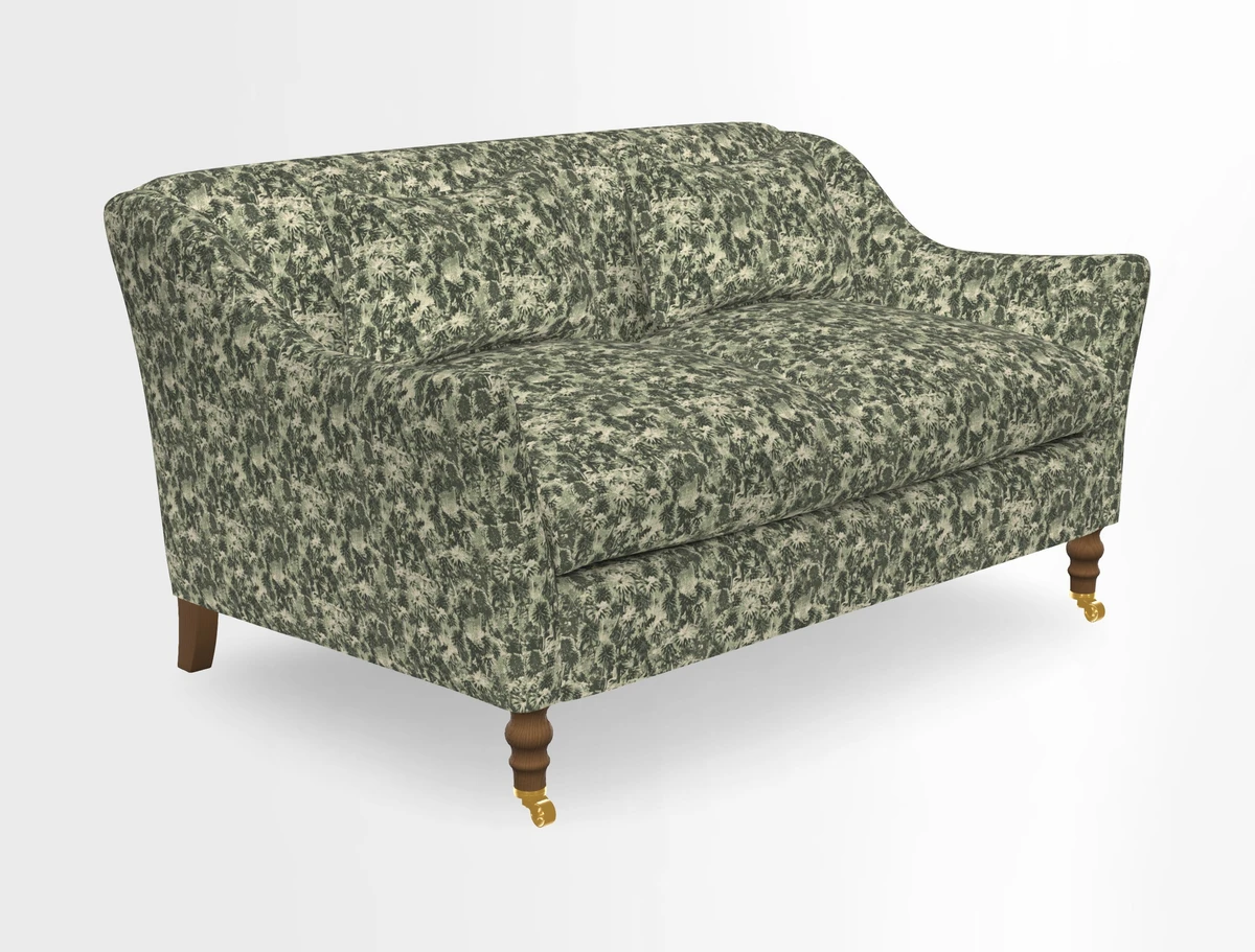 Cromer 3 Seater Sofa in RHS Botanicals Henry Moon Lions Tail Terracotta