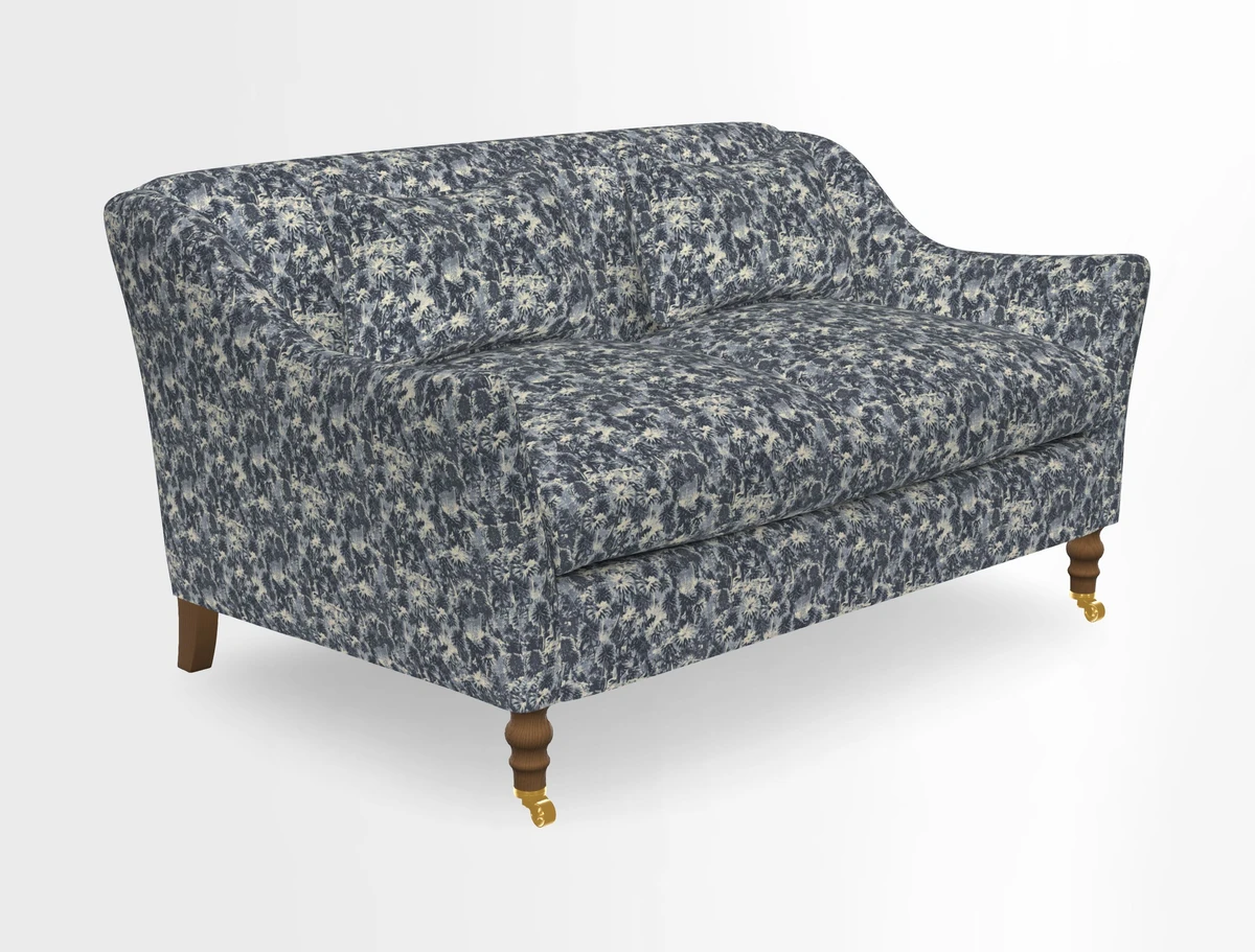 Cromer 3 Seater Sofa in RHS Botanicals Henry Moon Lions Tail Terracotta