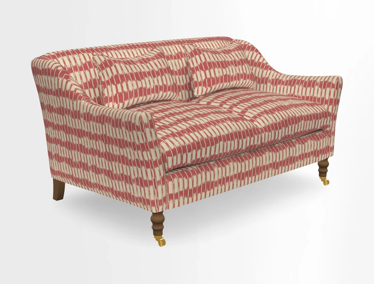 Cromer 3 Seater Sofa in RHS Botanicals Henry Moon Lions Tail Terracotta