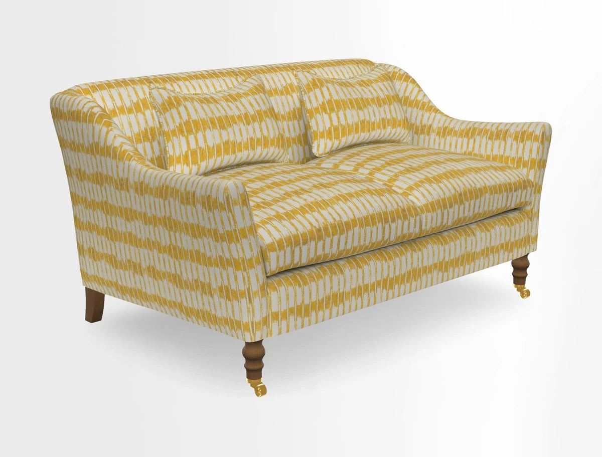 Cromer 3 Seater Sofa in RHS Botanicals Henry Moon Lions Tail Terracotta