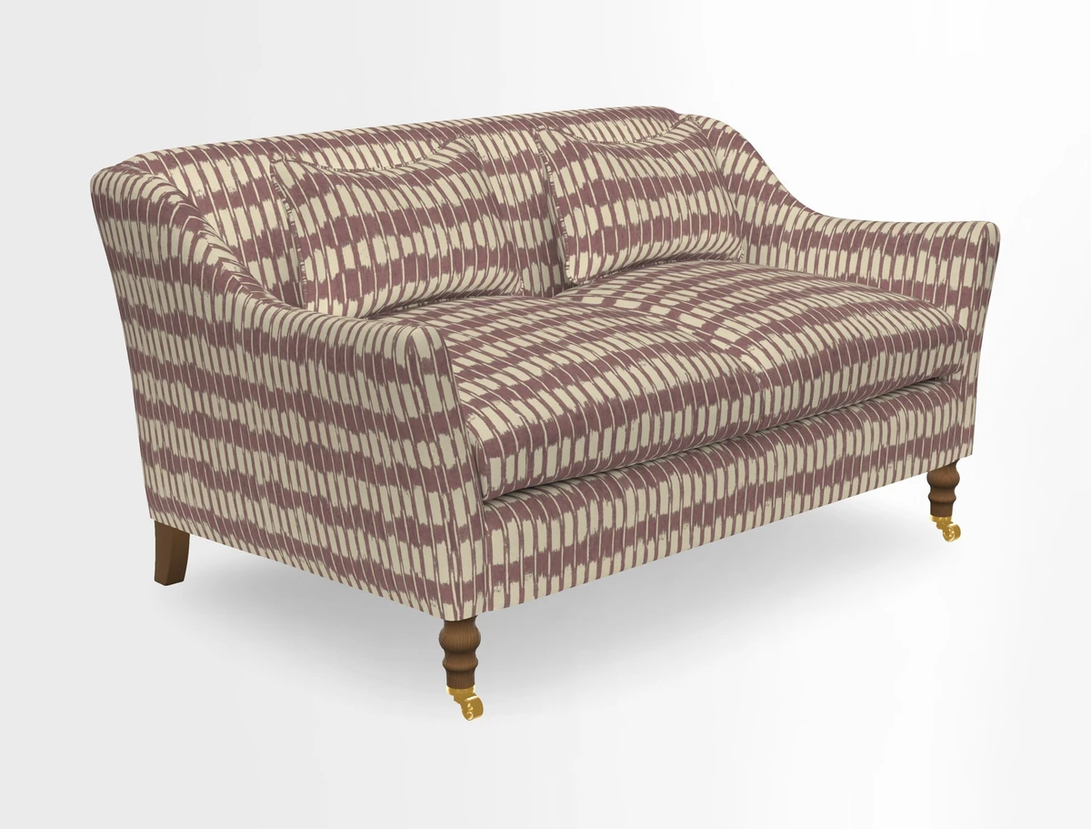 Cromer 3 Seater Sofa in RHS Botanicals Henry Moon Lions Tail Terracotta