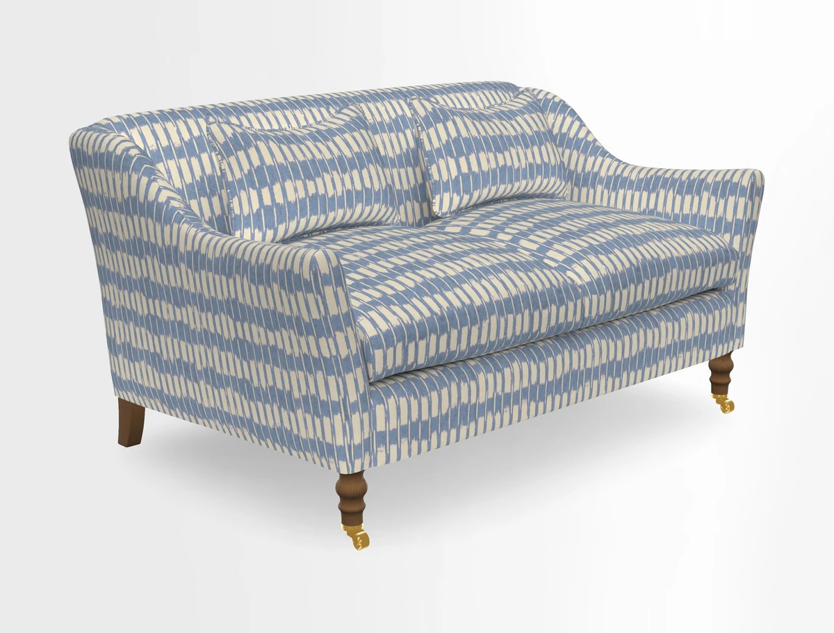 Cromer 3 Seater Sofa in RHS Botanicals Henry Moon Lions Tail Terracotta