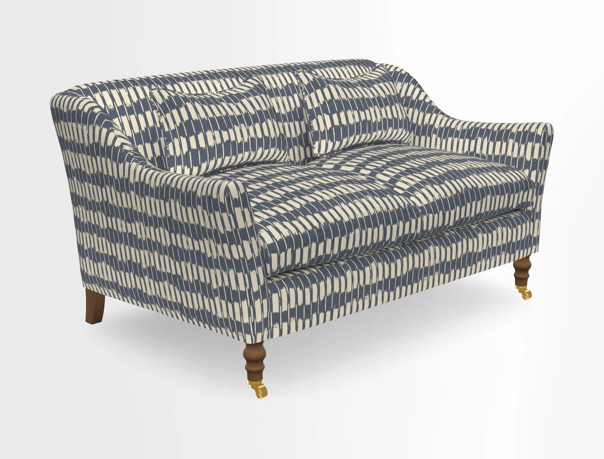 Cromer 3 Seater Sofa in RHS Botanicals Henry Moon Lions Tail Terracotta