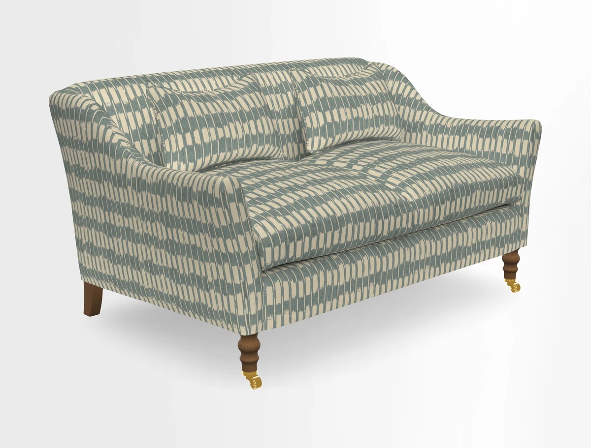 Cromer 3 Seater Sofa in RHS Botanicals Henry Moon Lions Tail Terracotta