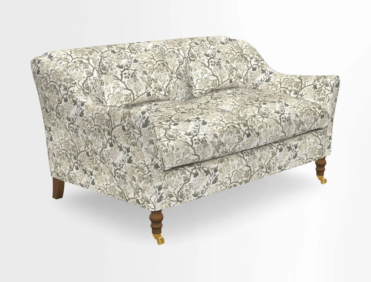 Cromer 3 Seater Sofa in RHS Botanicals Henry Moon Lions Tail Terracotta
