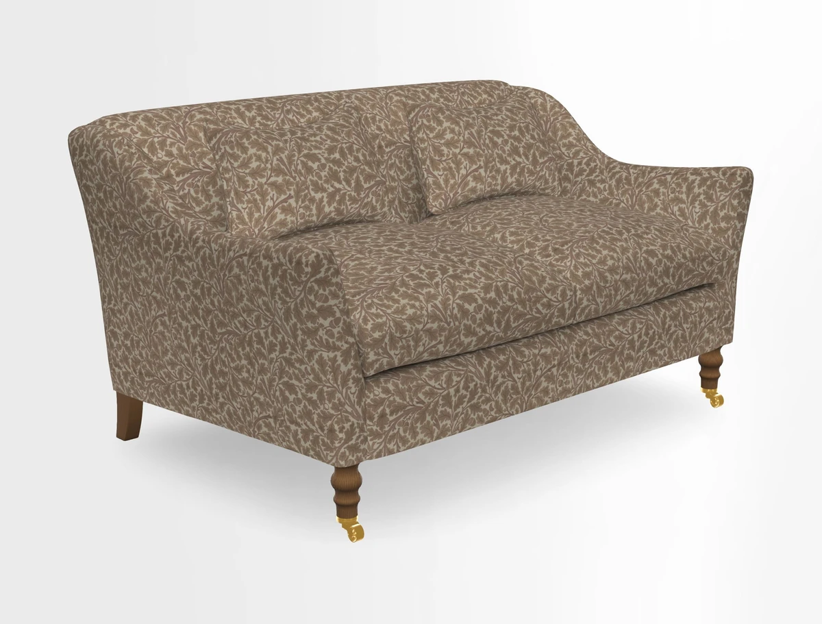 Cromer 3 Seater Sofa in RHS Botanicals Henry Moon Lions Tail Terracotta