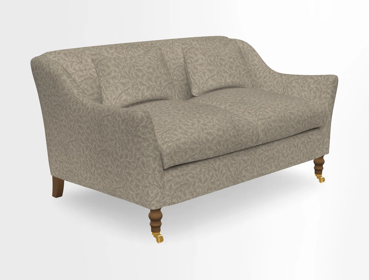 Cromer 3 Seater Sofa in RHS Botanicals Henry Moon Lions Tail Terracotta