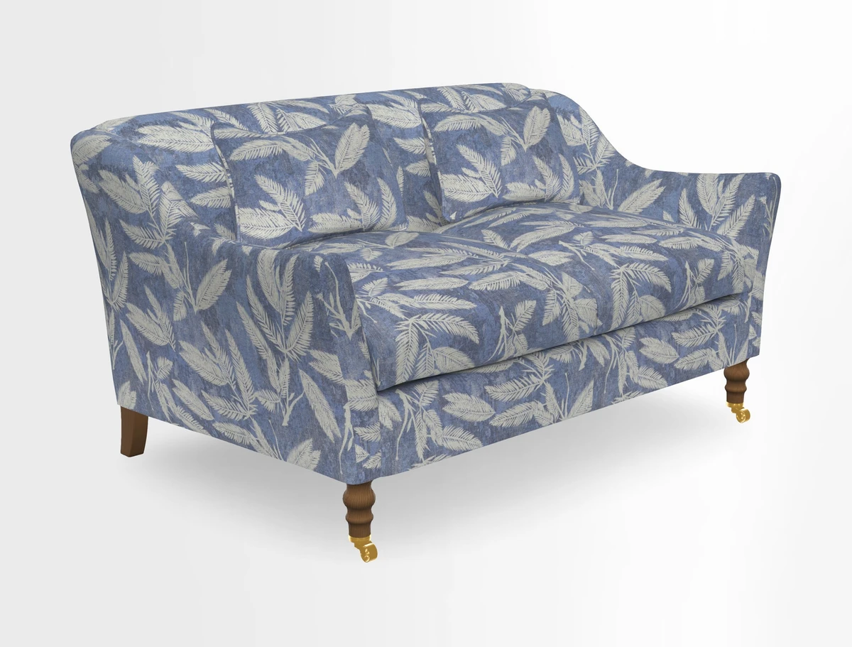 Cromer 3 Seater Sofa in RHS Botanicals Henry Moon Lions Tail Terracotta