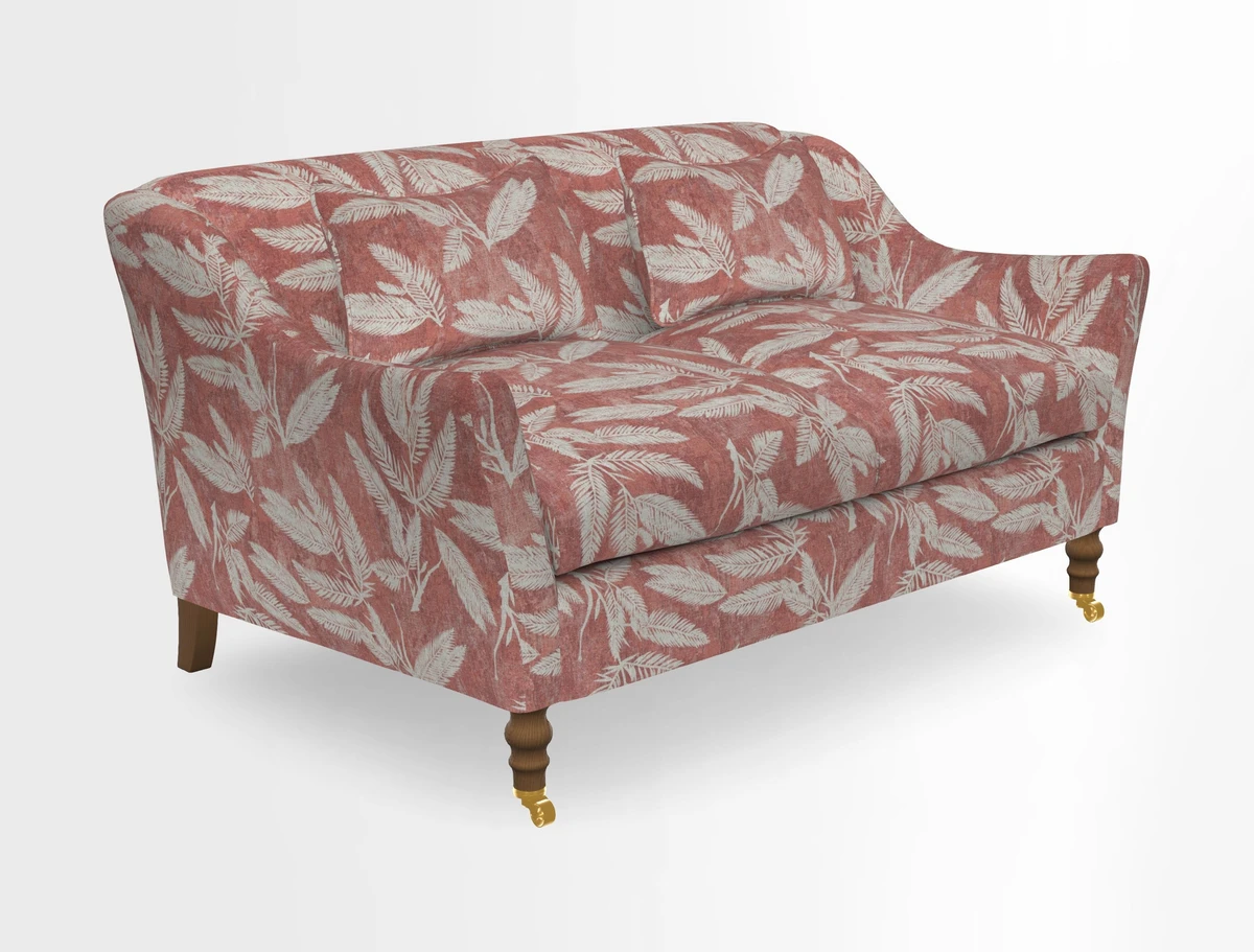 Cromer 3 Seater Sofa in RHS Botanicals Henry Moon Lions Tail Terracotta