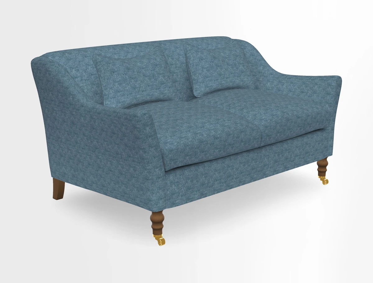 Cromer 3 Seater Sofa in RHS Botanicals Henry Moon Lions Tail Terracotta