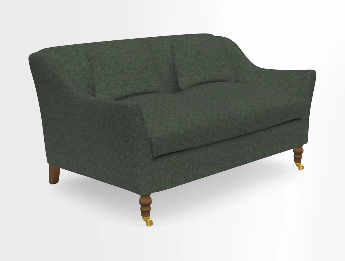 Cromer 3 Seater Sofa in RHS Botanicals Henry Moon Lions Tail Terracotta