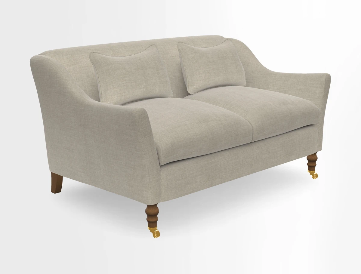 Cromer 3 Seater Sofa in RHS Botanicals Henry Moon Lions Tail Terracotta