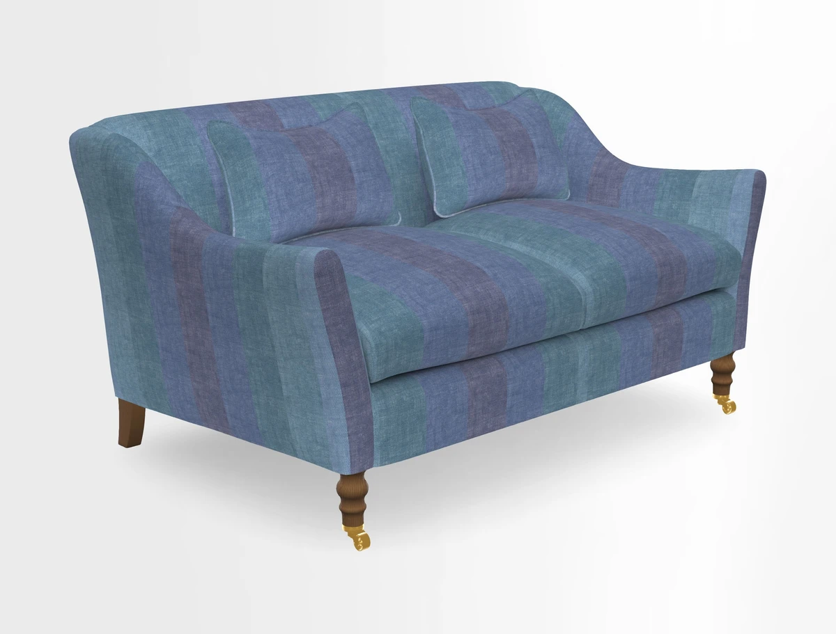 Cromer 3 Seater Sofa in RHS Botanicals Henry Moon Lions Tail Terracotta
