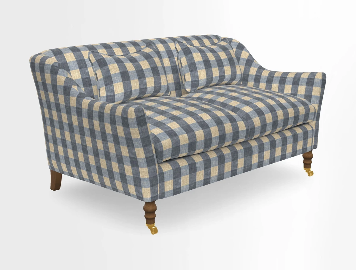 Cromer 3 Seater Sofa in RHS Botanicals Henry Moon Lions Tail Terracotta