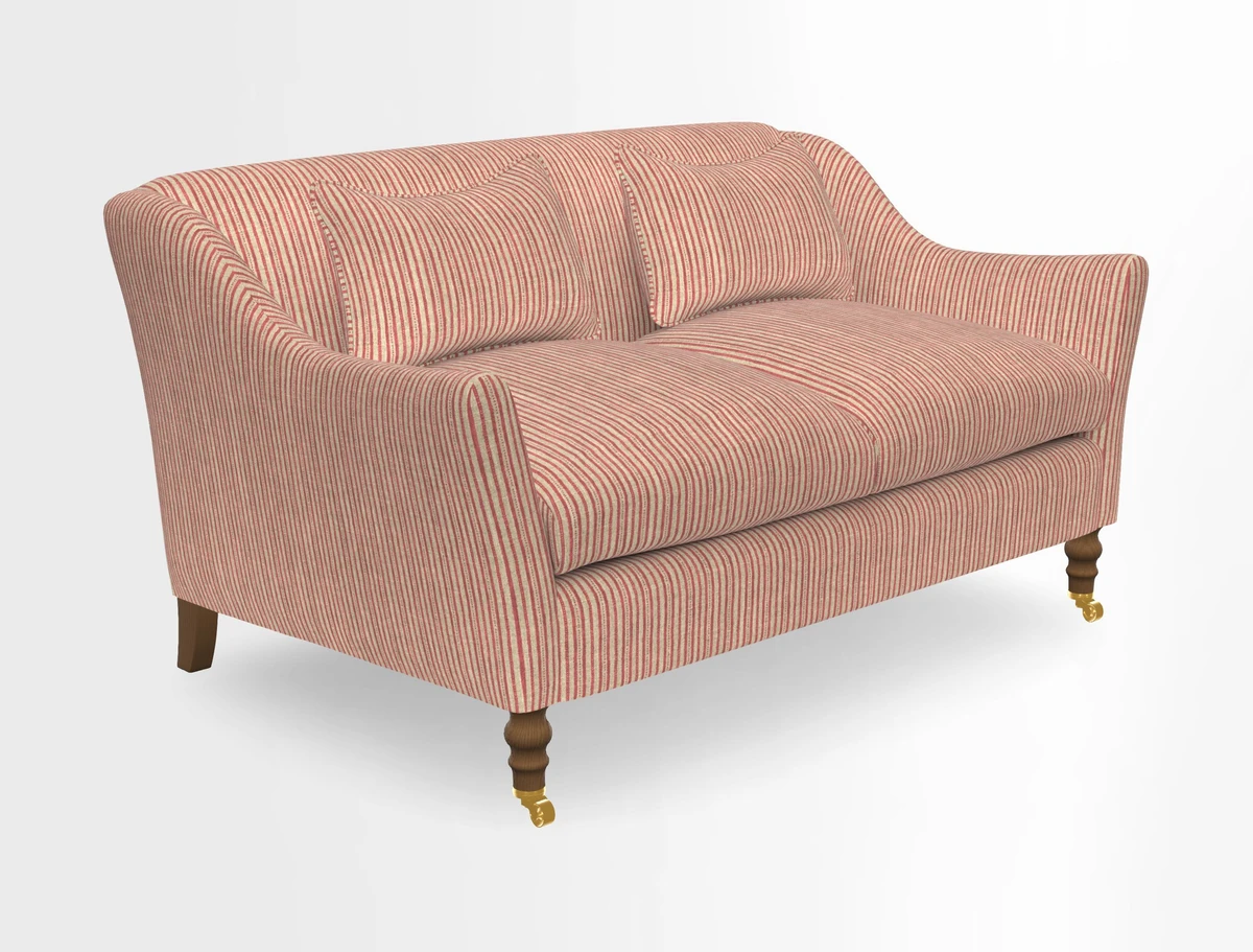 Cromer 3 Seater Sofa in RHS Botanicals Henry Moon Lions Tail Terracotta