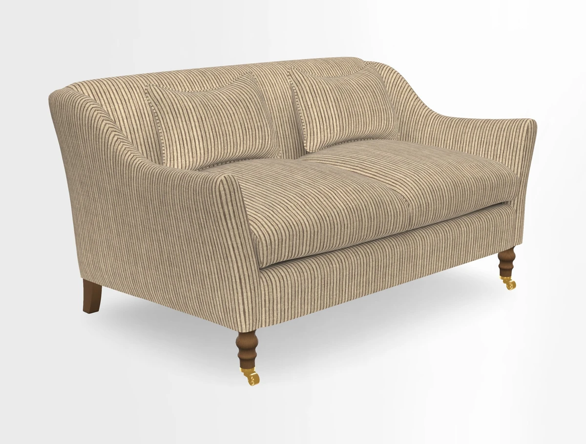 Cromer 3 Seater Sofa in RHS Botanicals Henry Moon Lions Tail Terracotta