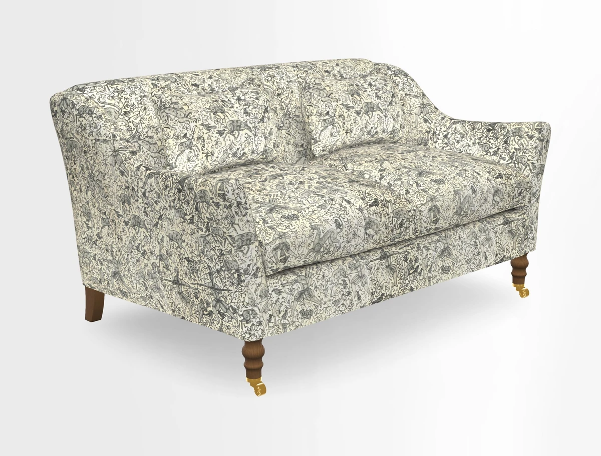 Cromer 3 Seater Sofa in RHS Botanicals Henry Moon Lions Tail Terracotta