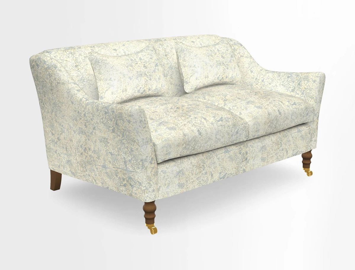 Cromer 3 Seater Sofa in RHS Botanicals Henry Moon Lions Tail Terracotta