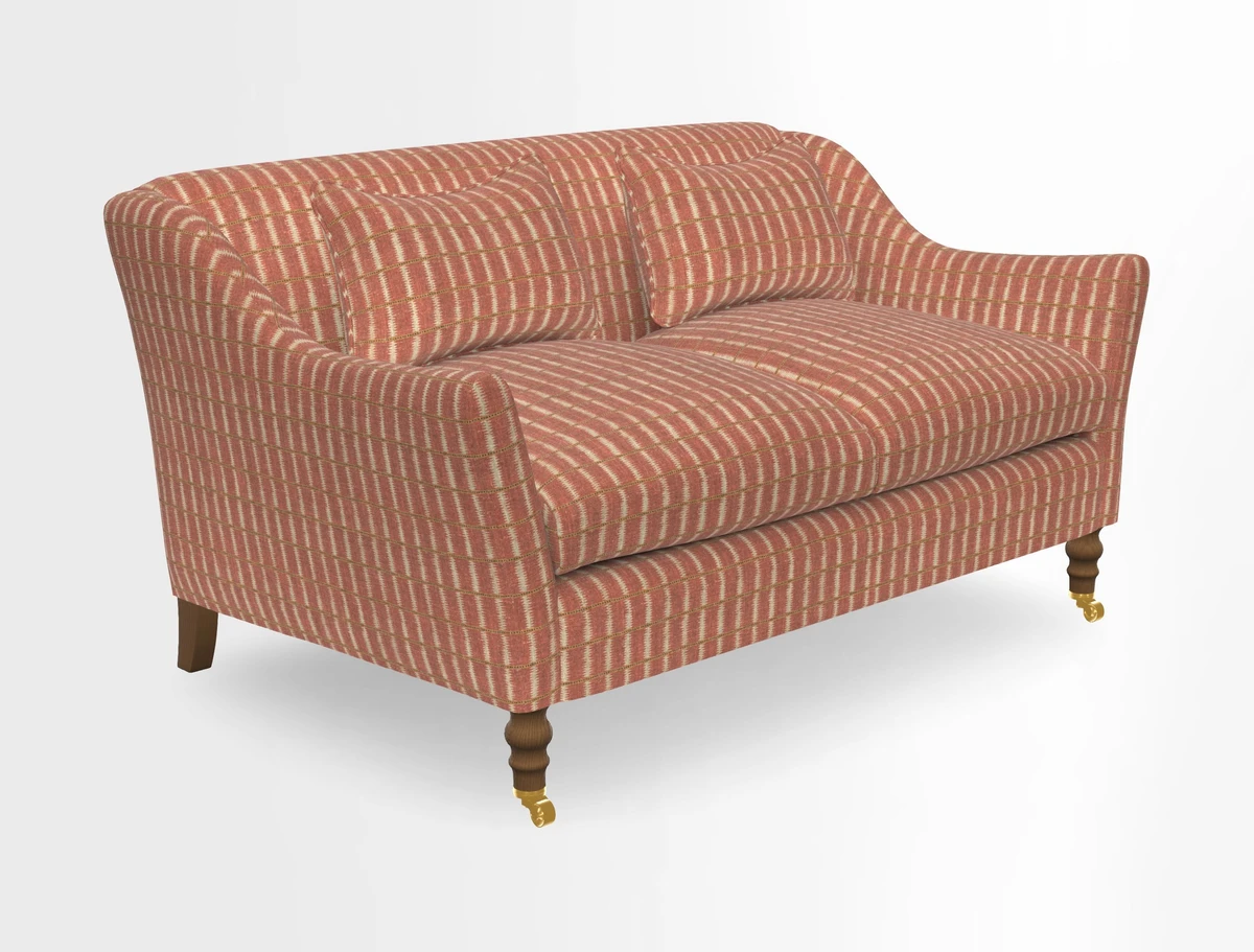 Cromer 3 Seater Sofa in RHS Botanicals Henry Moon Lions Tail Terracotta