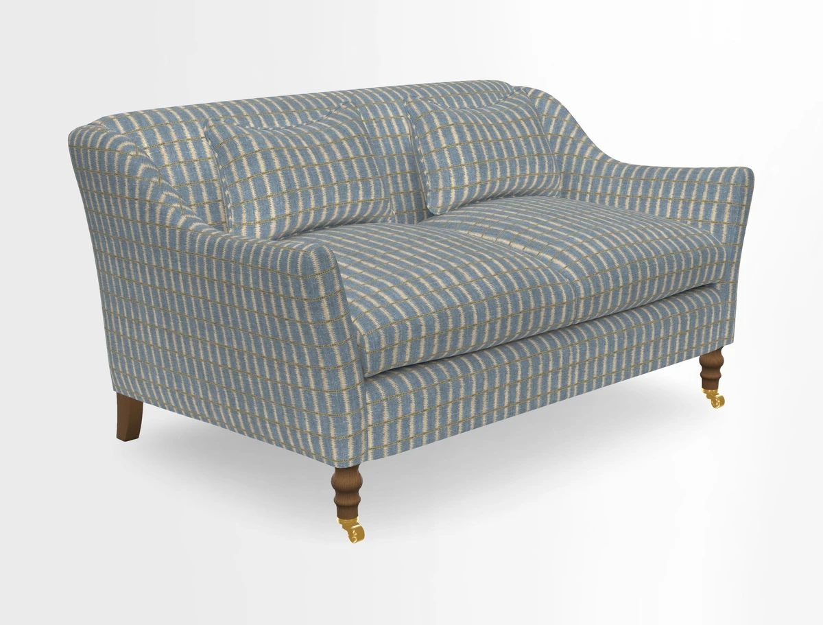Cromer 3 Seater Sofa in RHS Botanicals Henry Moon Lions Tail Terracotta