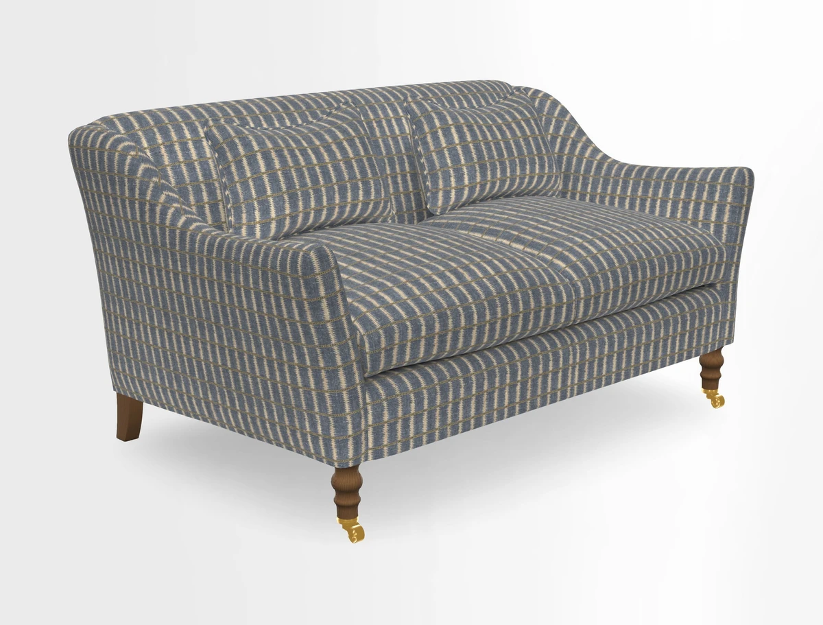 Cromer 3 Seater Sofa in RHS Botanicals Henry Moon Lions Tail Terracotta