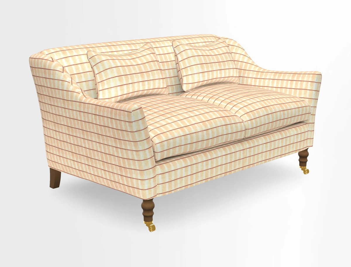 Cromer 3 Seater Sofa in RHS Botanicals Henry Moon Lions Tail Terracotta