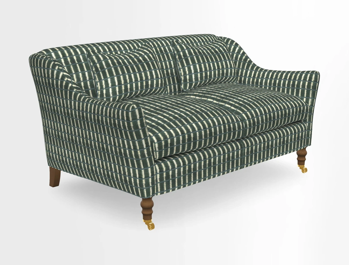 Cromer 3 Seater Sofa in RHS Botanicals Henry Moon Lions Tail Terracotta