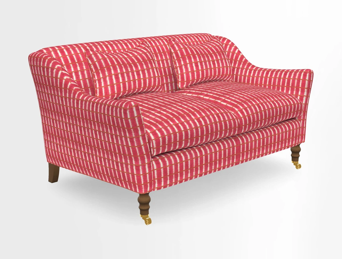 Cromer 3 Seater Sofa in RHS Botanicals Henry Moon Lions Tail Terracotta