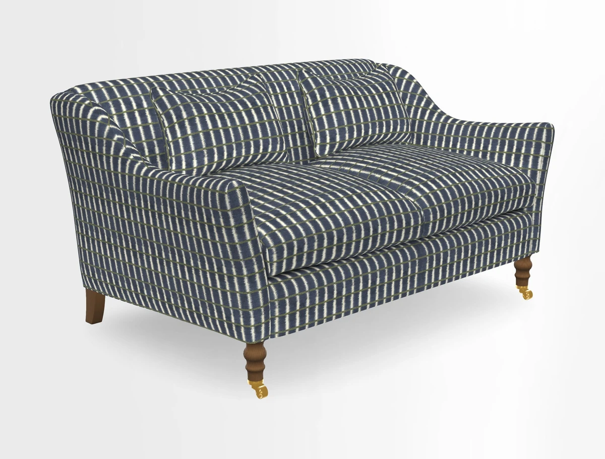 Cromer 3 Seater Sofa in RHS Botanicals Henry Moon Lions Tail Terracotta