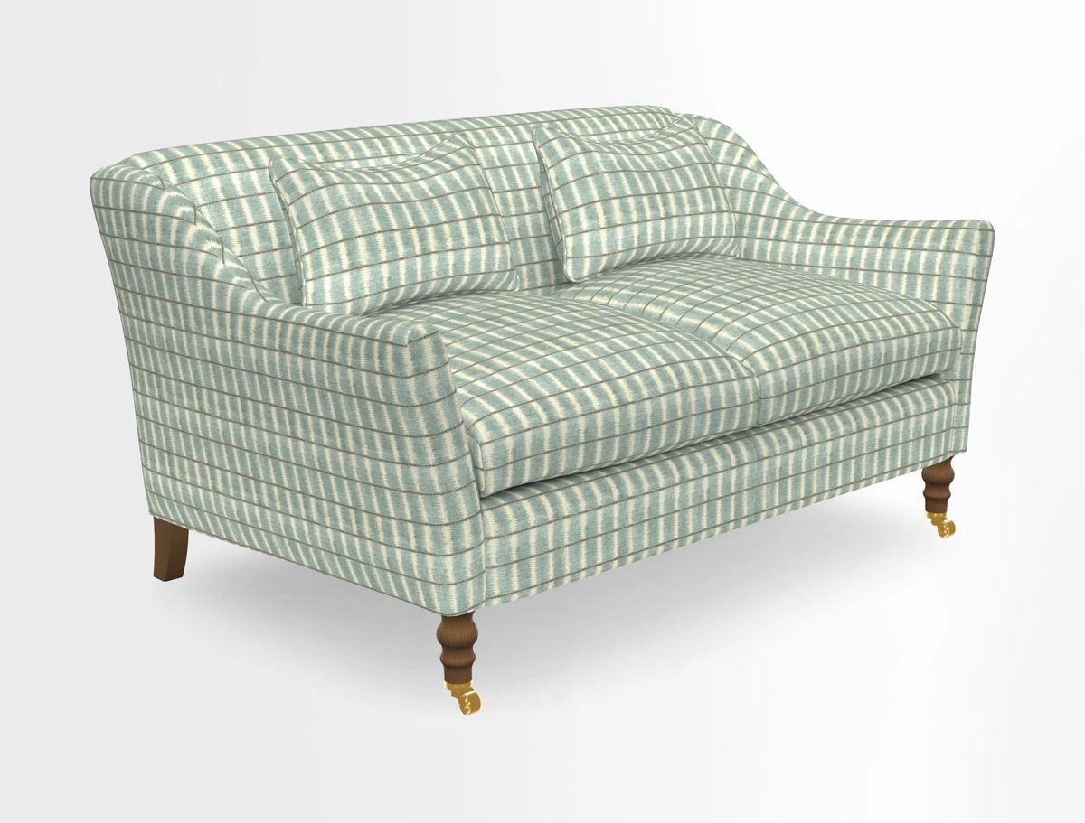 Cromer 3 Seater Sofa in RHS Botanicals Henry Moon Lions Tail Terracotta