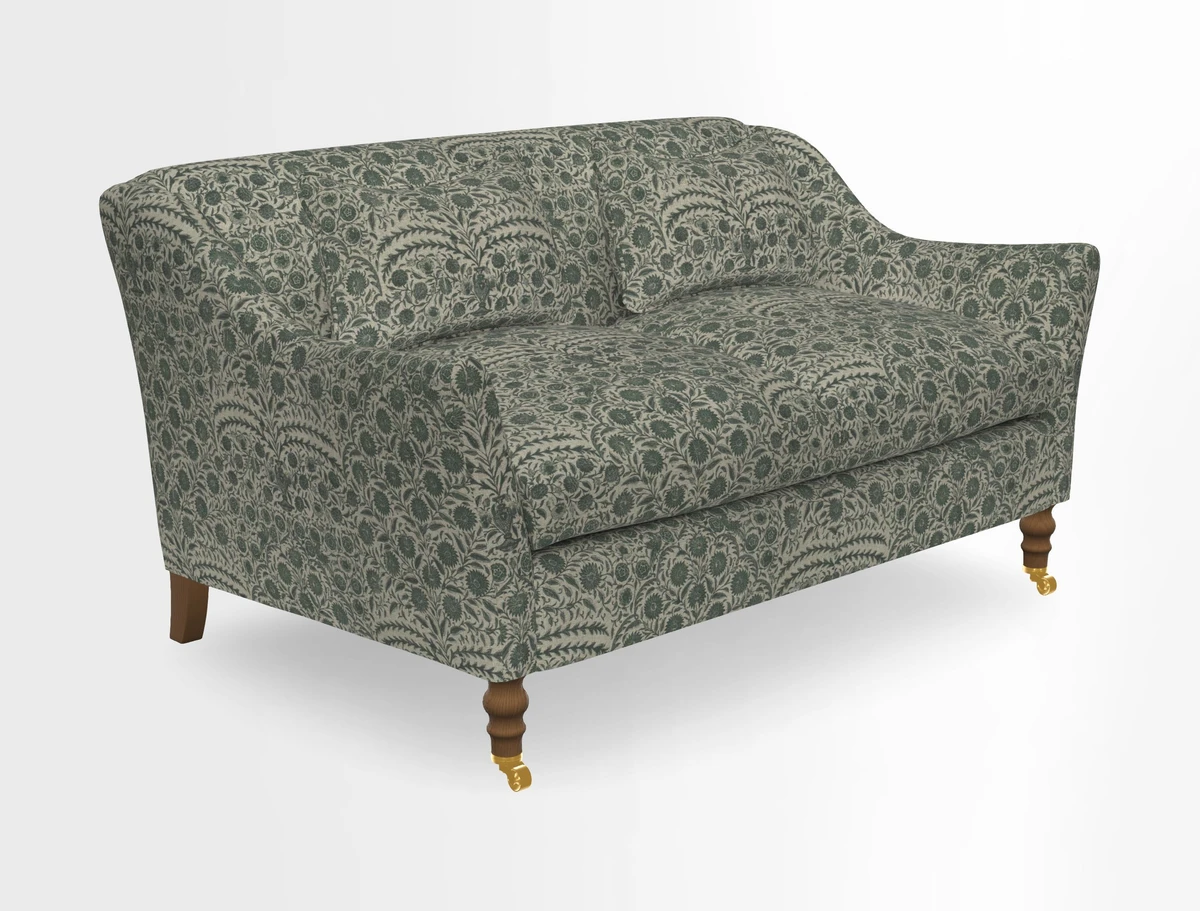 Cromer 3 Seater Sofa in RHS Botanicals Henry Moon Lions Tail Terracotta