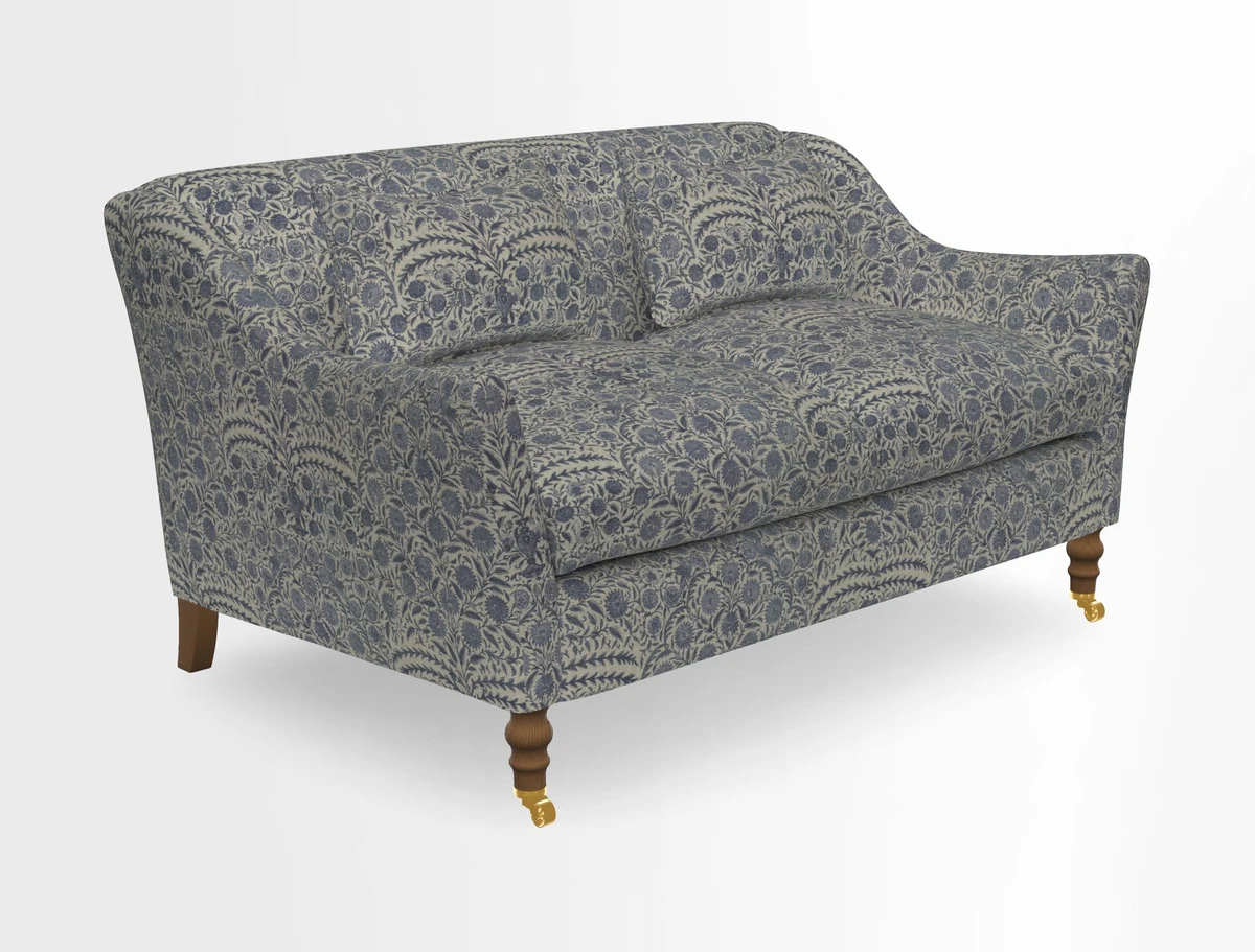 Cromer 3 Seater Sofa in RHS Botanicals Henry Moon Lions Tail Terracotta