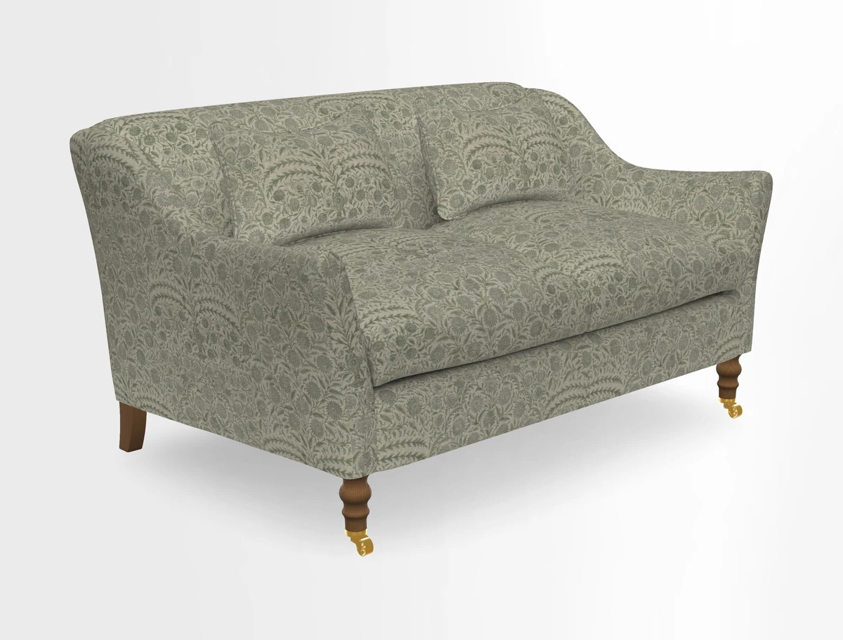 Cromer 3 Seater Sofa in RHS Botanicals Henry Moon Lions Tail Terracotta