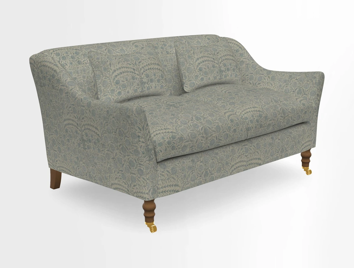Cromer 3 Seater Sofa in RHS Botanicals Henry Moon Lions Tail Terracotta