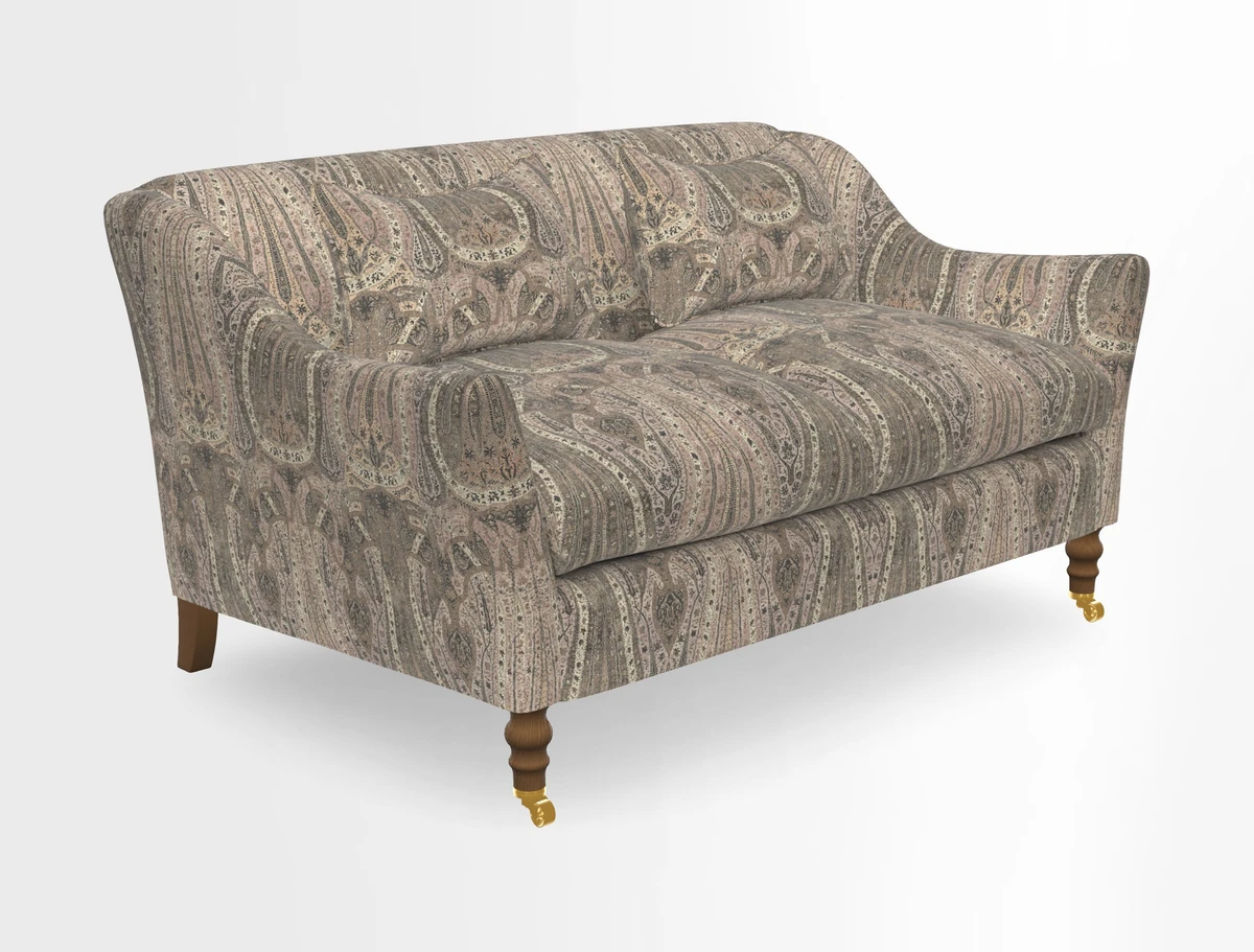 Cromer 3 Seater Sofa in RHS Botanicals Henry Moon Lions Tail Terracotta