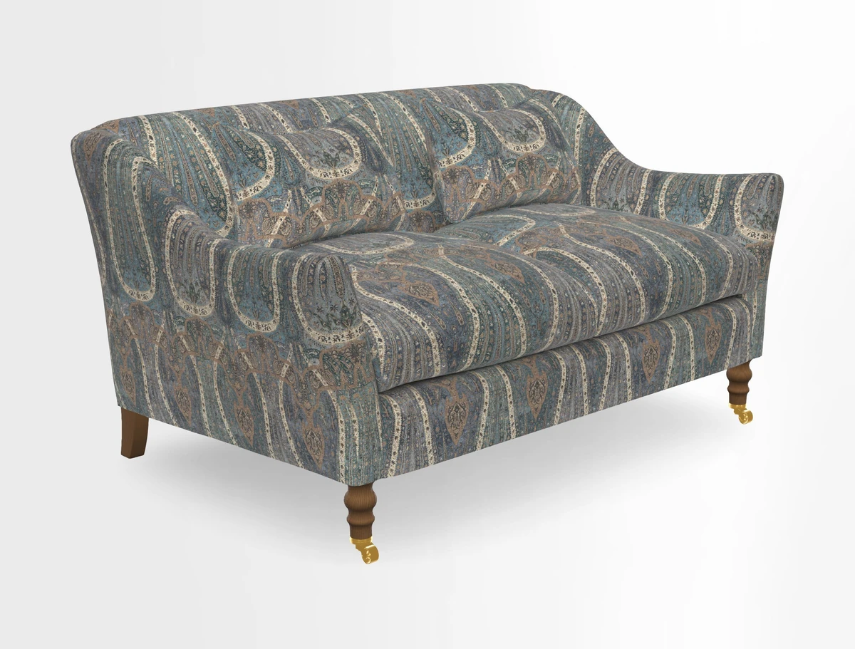 Cromer 3 Seater Sofa in RHS Botanicals Henry Moon Lions Tail Terracotta