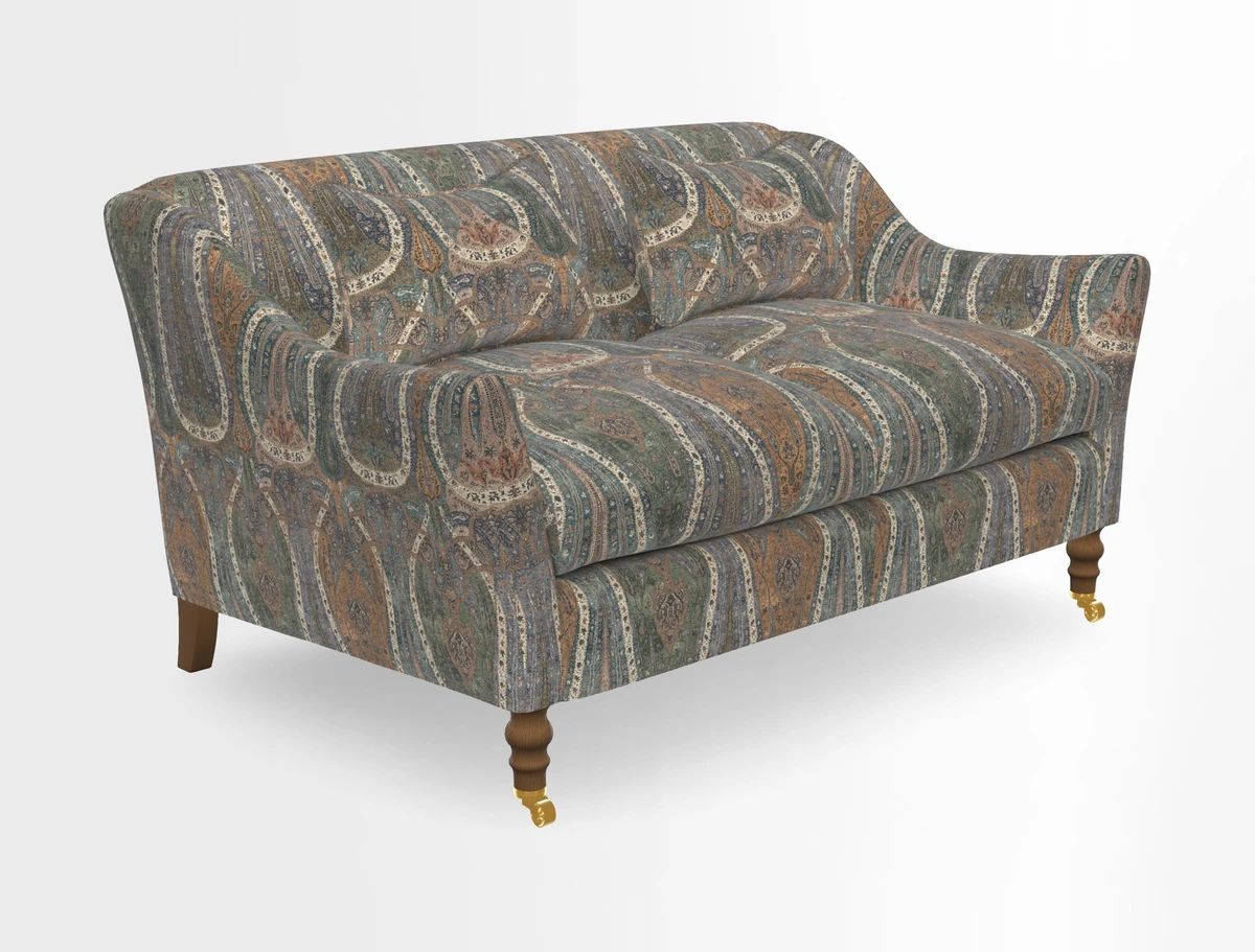 Cromer 3 Seater Sofa in RHS Botanicals Henry Moon Lions Tail Terracotta