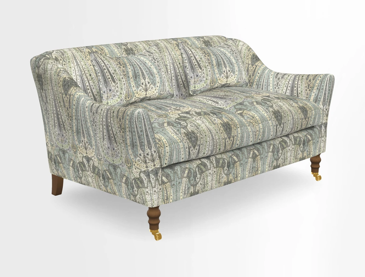 Cromer 3 Seater Sofa in RHS Botanicals Henry Moon Lions Tail Terracotta
