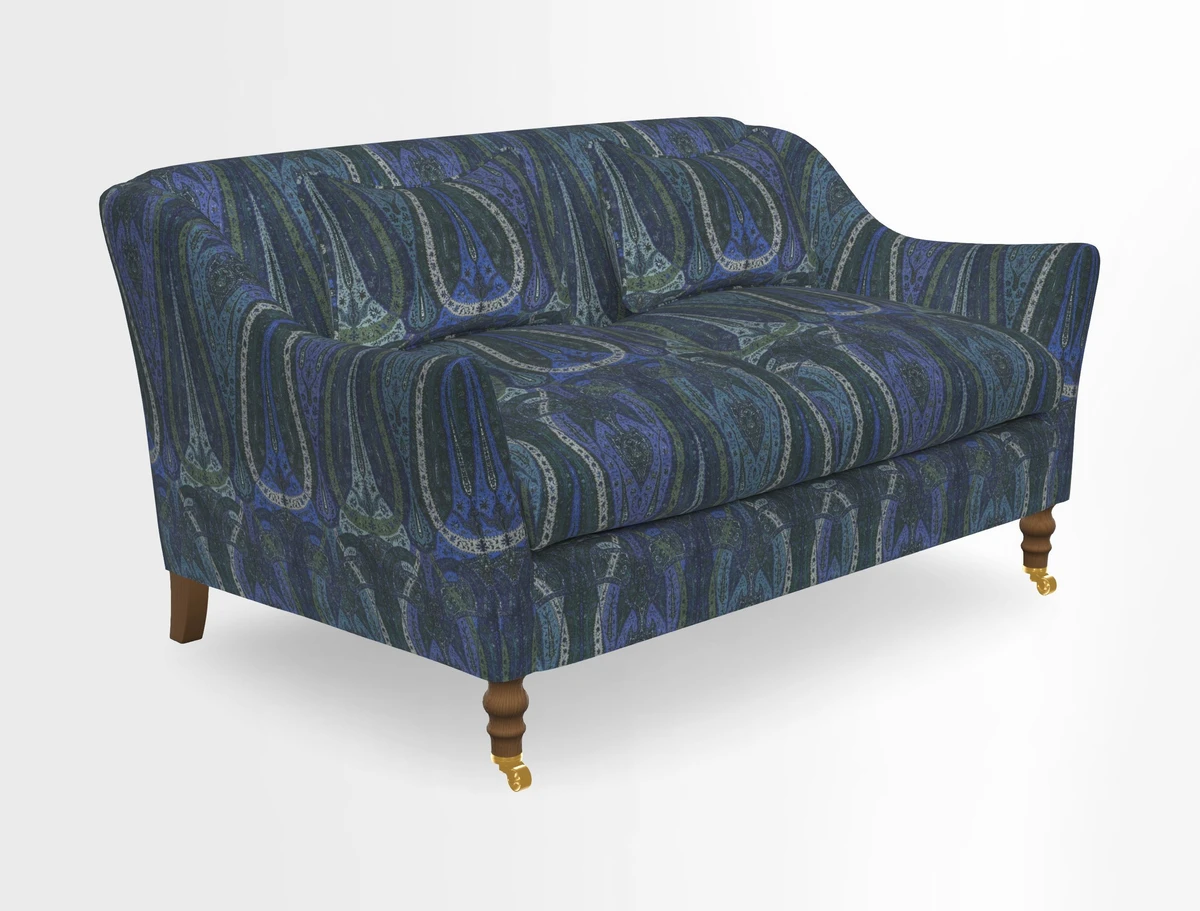 Cromer 3 Seater Sofa in RHS Botanicals Henry Moon Lions Tail Terracotta
