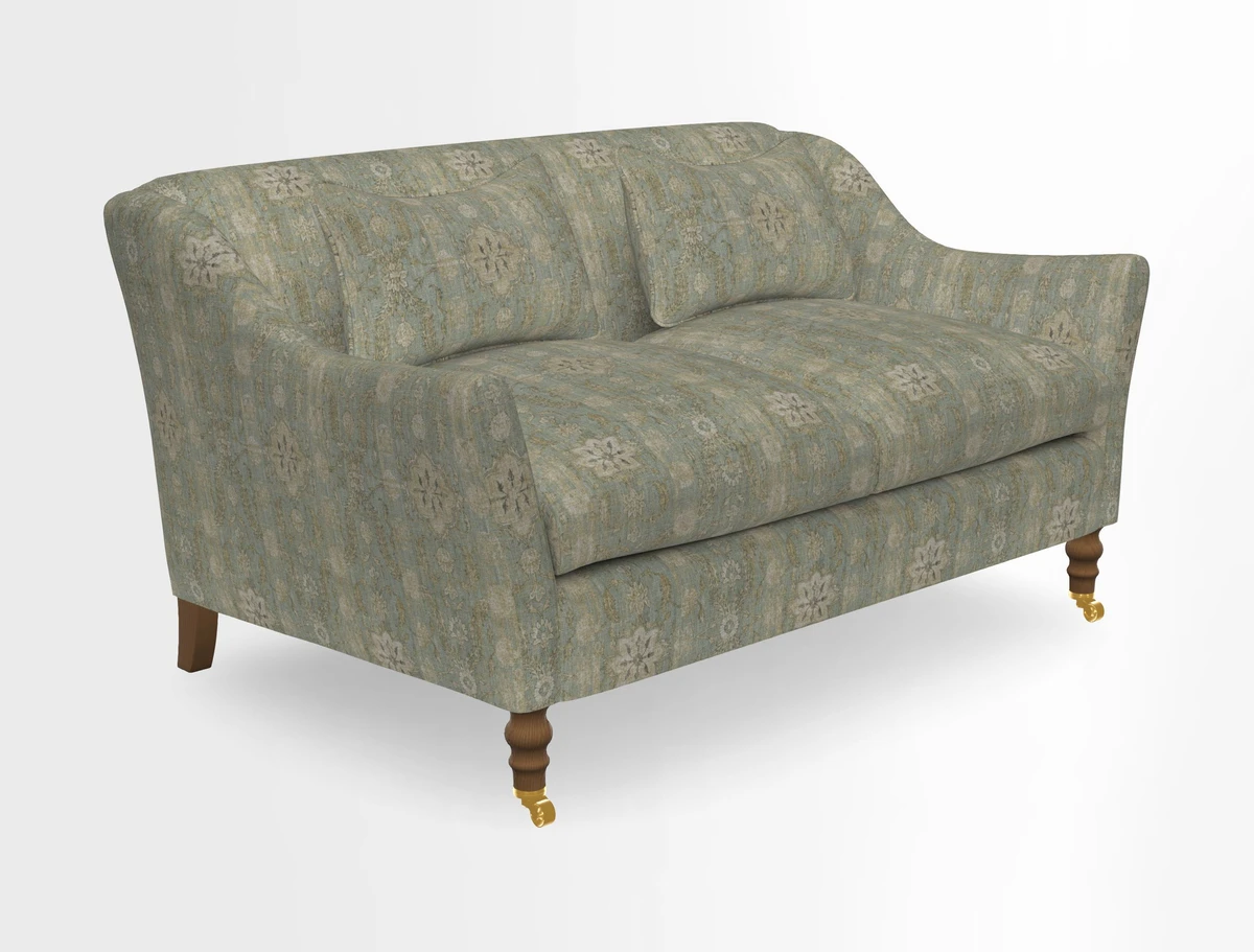 Cromer 3 Seater Sofa in RHS Botanicals Henry Moon Lions Tail Terracotta
