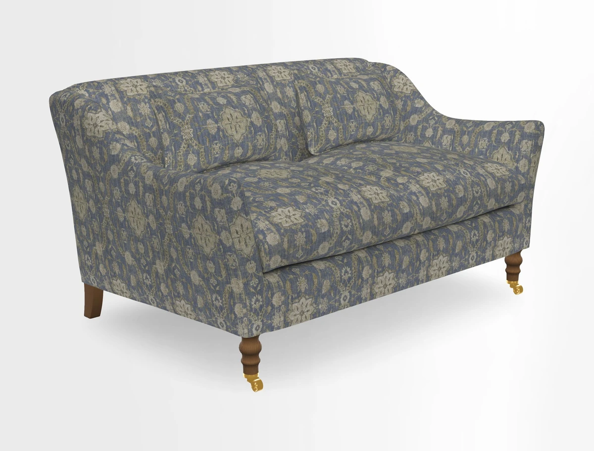 Cromer 3 Seater Sofa in RHS Botanicals Henry Moon Lions Tail Terracotta