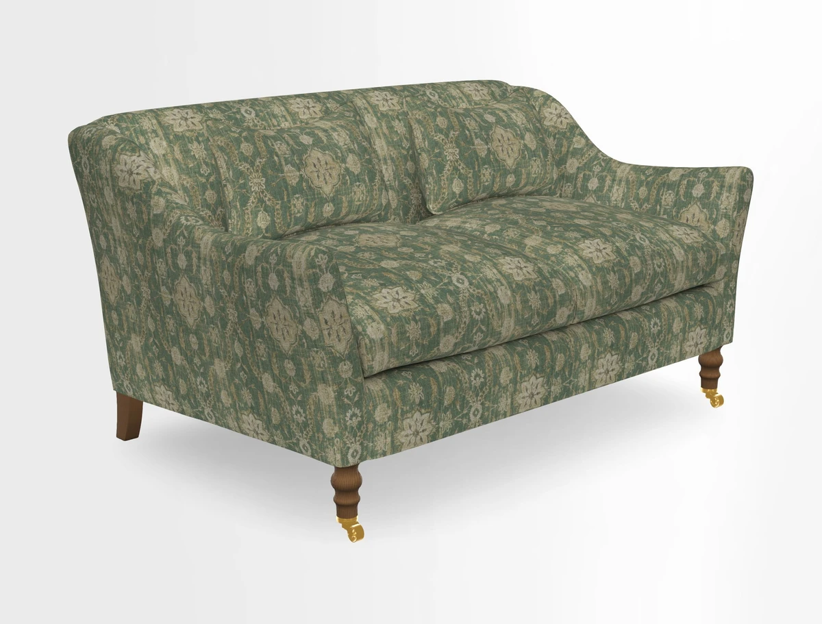 Cromer 3 Seater Sofa in RHS Botanicals Henry Moon Lions Tail Terracotta
