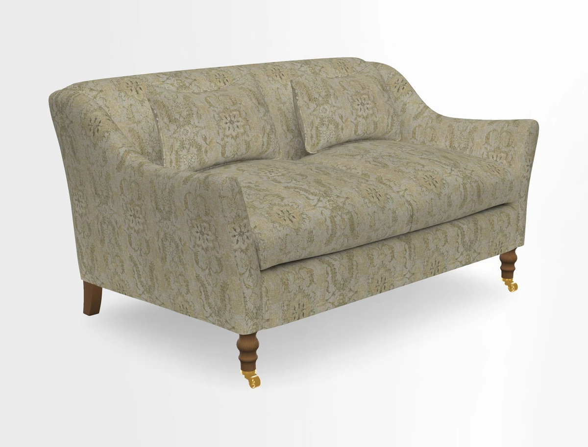 Cromer 3 Seater Sofa in RHS Botanicals Henry Moon Lions Tail Terracotta