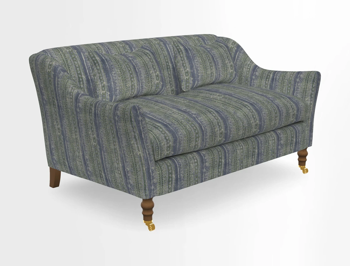 Cromer 3 Seater Sofa in RHS Botanicals Henry Moon Lions Tail Terracotta