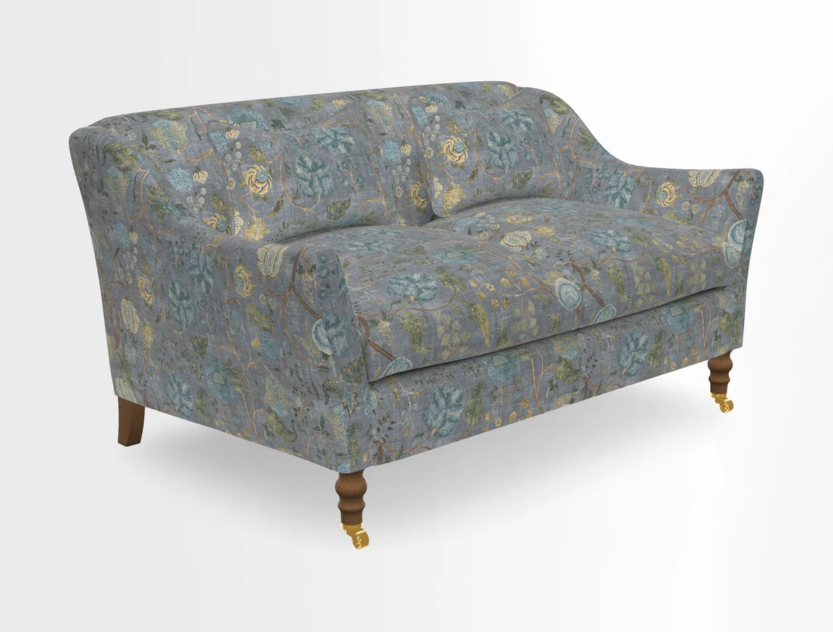 Cromer 3 Seater Sofa in RHS Botanicals Henry Moon Lions Tail Terracotta