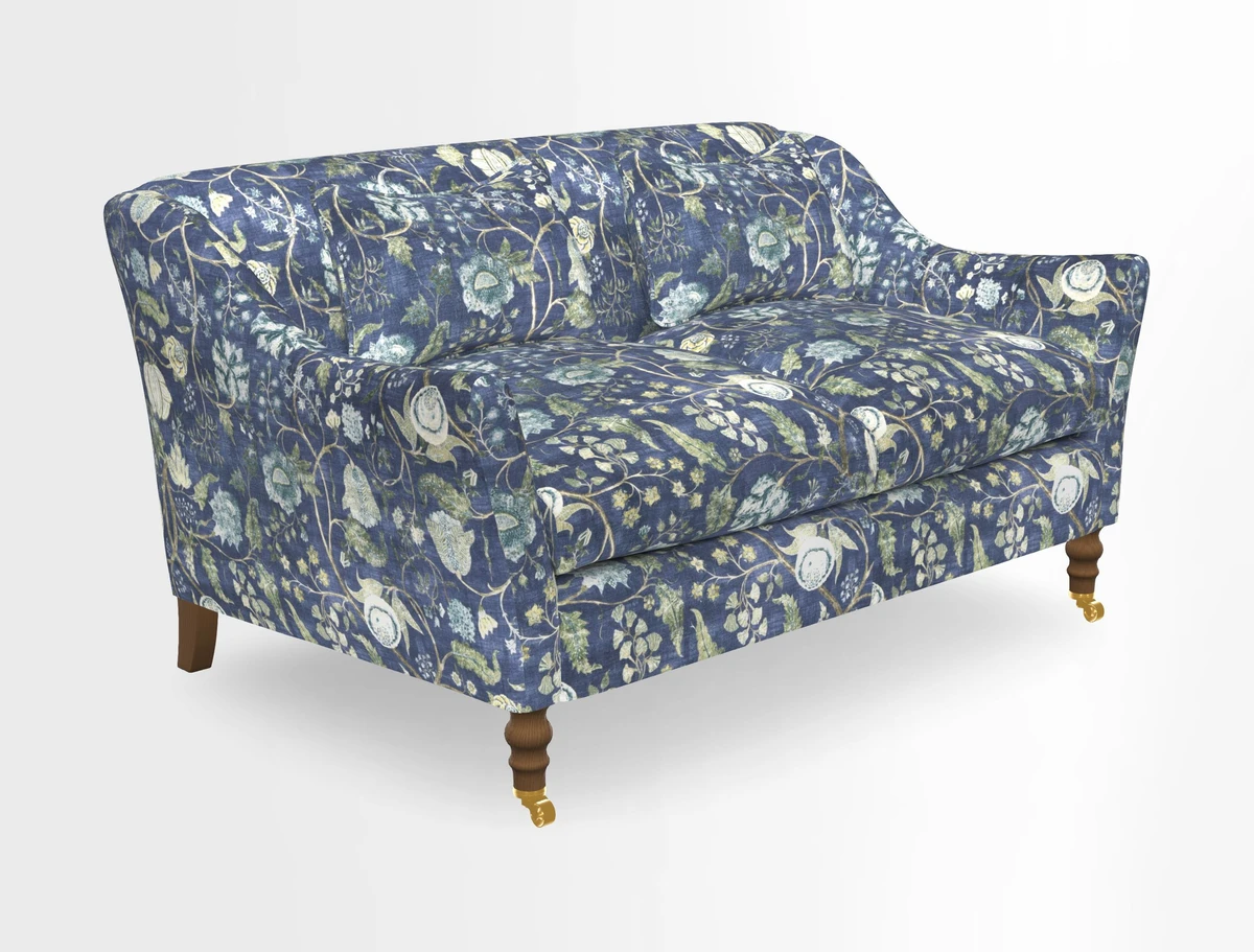 Cromer 3 Seater Sofa in RHS Botanicals Henry Moon Lions Tail Terracotta