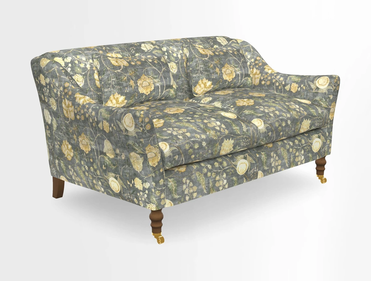 Cromer 3 Seater Sofa in RHS Botanicals Henry Moon Lions Tail Terracotta