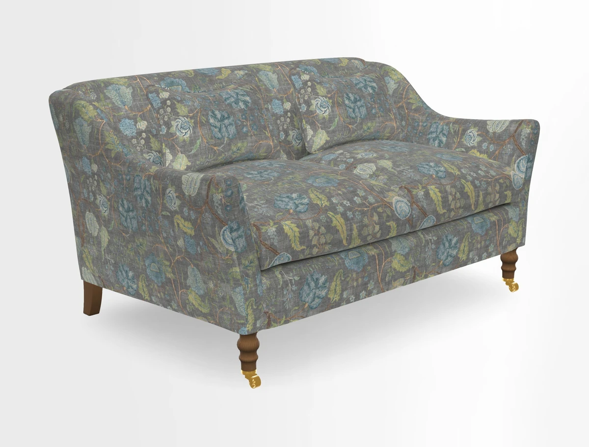 Cromer 3 Seater Sofa in RHS Botanicals Henry Moon Lions Tail Terracotta