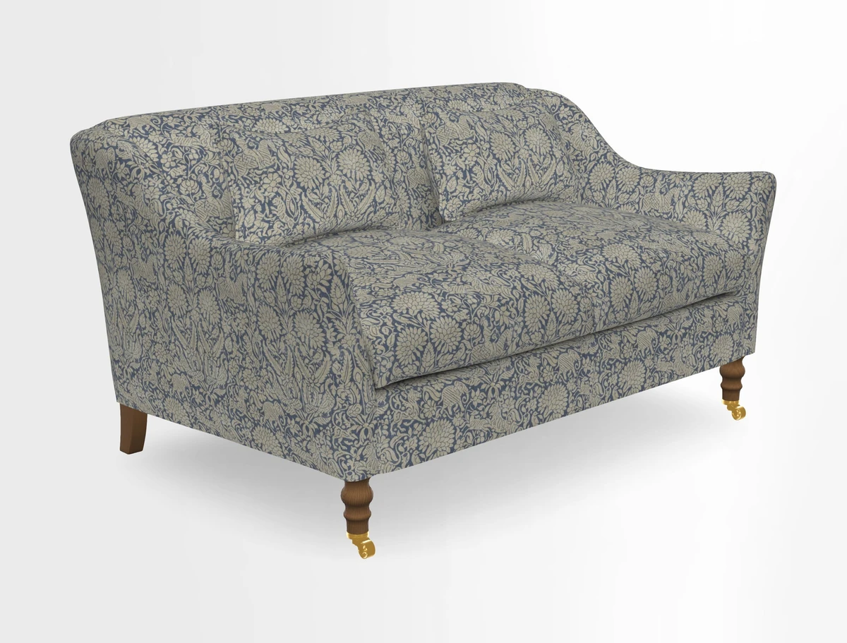 Cromer 3 Seater Sofa in RHS Botanicals Henry Moon Lions Tail Terracotta